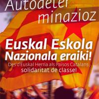 Autodeterminazioz, Euskal Eskola Nazionala eraiki!